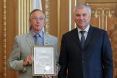 Николай Бурляев получил Благодарность Председателя ГД за вклад в законотворческую деятельность