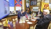 Сергей Миронов провел встречу с делегацией сербской патриотической партии "Заветники"