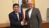 Александр Романович провёл встречу с полномочным министром Посольства КНДР