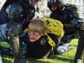 Задержанных на акции в Москве несовершеннолетних отпустили из полиции