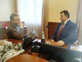 Академик В.И. Кашин встретился с губернатором Ставрополья Владимировым