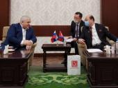 Казбек Тайсаев провёл встречу с Послом КНДР Син Хон Чхолем